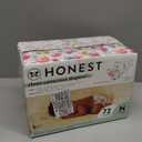 The Honest Company Clean Conscious Diapers for Sensitive Skin | Hypoallergenic, Fragrance Free | Girl Prints | Club Box, Size Newborn, 72 Count (Prints May Temporarily Vary) (Rose Blossom + Tutu Cute)