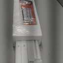 Curtain Track, Ceiling Curtain Track for Room Divider, Ceiling Mount Rail Set with Roller Hooks, White, 18ft - 24ft