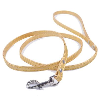 Waterproof Dog Leash Strong Coated Nylon Webbing with Black Hardware Odor-Proof Easy to Clean High Performance for Small or Large Dogs Made in USA 4 or 6 ft Lead,  Beige