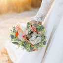 ZeKonan 40 Pcs Artificial Greenery Eucalyptus Stem Silver Dollar Leaves Baby Eucalyptus Leaves Suitable for Family Wedding Vase Centerpieces Bouquet Flower Arrangement