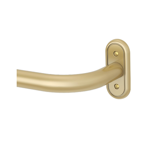 Gold Wrap Around Curtain Rod, Long Heavy Duty Blackout Curtain Rods for Windows 66 to 120 Inch, 1 Inch Adjustable Room Darkening Window Treatment Rods for Bedroom, Living Room, Sliding Door