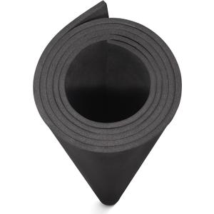 MEARCOOH EVA Foam Cosplay Black 4mm Thick (1mm to 20mm) Large 35.5" x 59" Sheet Premium High Density 86 kg/m3 for Cosplay, Crafts Projects