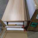 IOTXY Wooden Open Shelf Bookcase - 3-Tier Floor Standing Display Cabinet Rack with Legs, 10 Cubes Bookshelf, Pear Yellow (140CM)