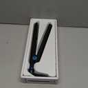 Nano Titanium Flat Iron Hair Straightener, Digital Flat Iron for Pro Salon Results, Styling Tool for All Hair Types (Black)