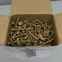 Lag Screws #14 x 3 Inch, (5lb, 208pcs) Heavy Duty Construction Structural Exterior Wood Timber Screws, Torx Drive Washer Head Rust Resistant Golden Epoxy Coated, with T30 Star Bit