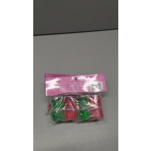 Mini Slime Party Favors, Pink and Green, 16 Pieces