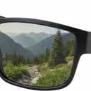 Polarized HD Genuine Glass Sunglasses for Men and Women, Italian Design, Anti-Glare,UV400,Corning True Glass Lenses