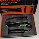 Father's Day Gifts for Dad Unique: 2 Pack Magnetic Grill Light BBQ Grilling Accessories with 8.3" Extended Gooseneck - Bright LED Smoker Tools - Mens Brithday Gifts Ideas for Husband Boyfriend