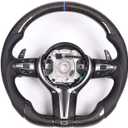 Carbon Fiber Sport Steering Wheel Without Bag for BMW F01 F06 F10 F11 F20 F21 F22 F30 F31 F32 F34 F36 F80 F82 F15 F48 (F10 F11 F06 F01)