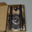 ZCCZ Toilet Paper Holder Stand, Freestanding Tissue Roll Dispenser with Reserve Storage, Bathroom Organizer for 5 Mega Rolls, Oil Rubbed Bronze Finish, Space-Saving Design for Modern Home Dcor (Orb)