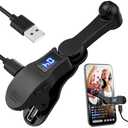 Auto Clicker for Smart Phone, Phone Screen Device Speed Clicker for iPhone iPad Apps, Fast Click Simulation Finger Continuous Click for Game, Live Broadcasts Likes, Lightning Deal, Reward Task (Black), 2PCS