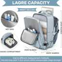 WONHOX Large Travel Backpack Carry on Flight Approved Laptop Work Business Backpack for Women Men Mochila de Viaje