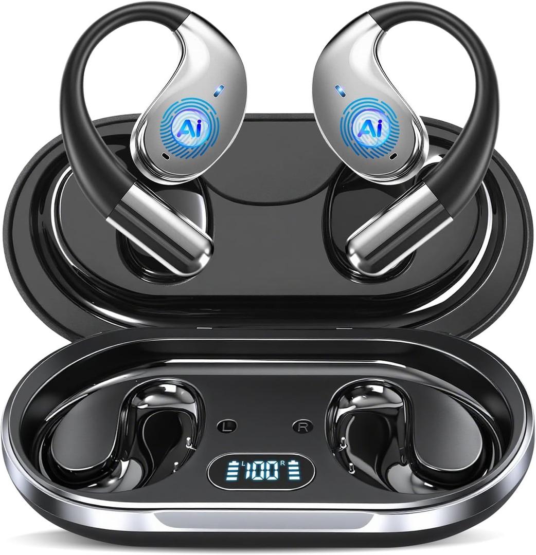 AI Language Translation Earbuds Real Time, Audifonos Traductores Ingls Espaol, Translator for 144 Languages & Accents, 3-in-1 Translating Headphones with Charging Case, For iOS/Android (Matte Black)