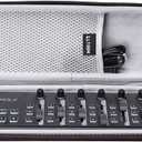 LTGEM Hard Case Compatible with KORG nanoKONTROL2 / nanoKEY2 / nanoPAD2 / nanoSERIES2 Slim-Line USB Keyboard/Controller Surface/MIDI Pads/ (Korg Nano Slim Line MIDI Case) (1.Black+Grey)