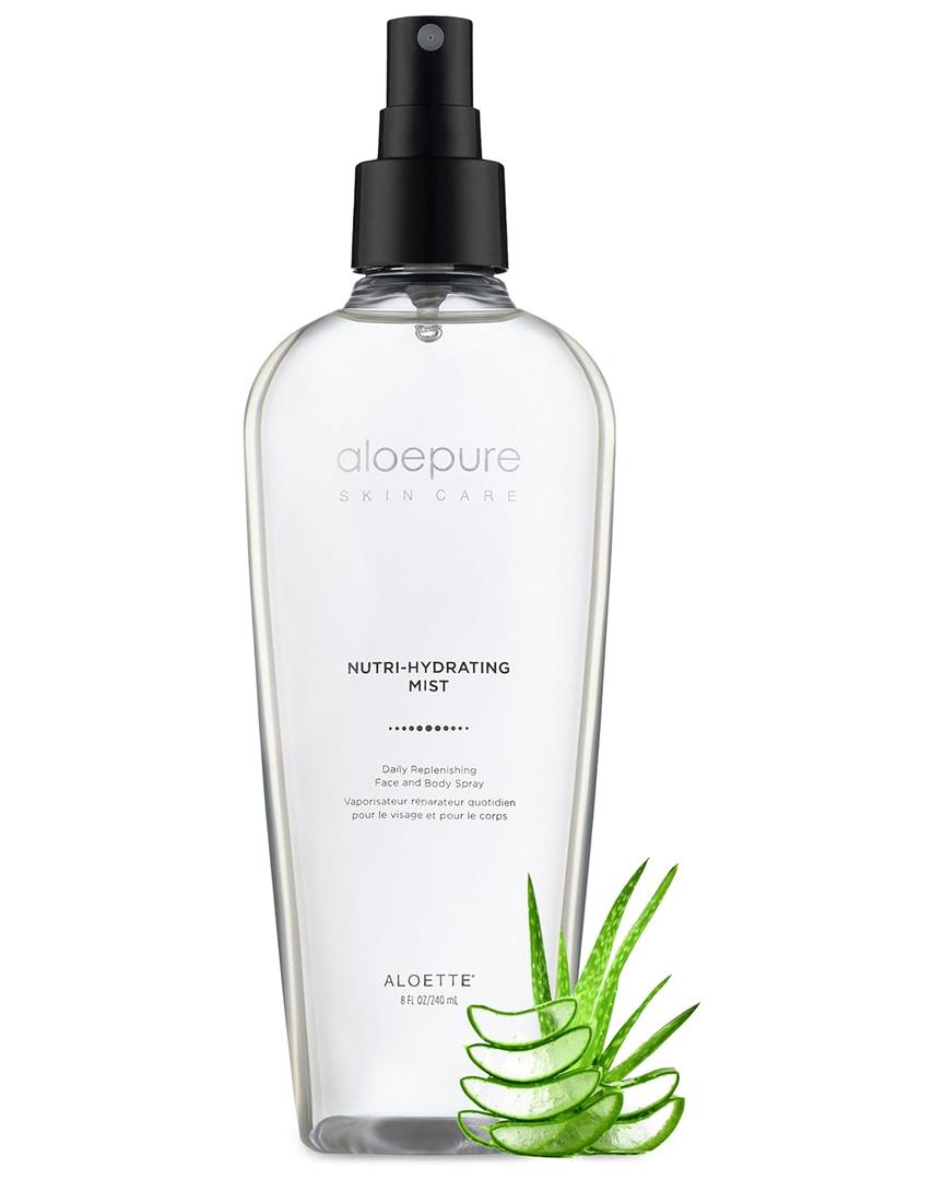 Aloette Nutri-Hydrating Mist After Sun Spray  Aloe Vera Facial & Body Mist with Silk Amino Acids, Vitamins A, E, C & B5  Hydrating Face, Neck & Skin Spray for a Glowing Complexion  8oz