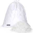 Bulk 50/50 Goose Down Feather Blend - Gray - Premium Quality Fill for Pillows, Bed,Throw, Couch, Side Sleeper Pillow - RDS Certified - 20 lbs
