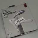 Rabbit Original Lever Corkscrew Wine Opener with Foil Cutter and Extra Spiral (Silver)
