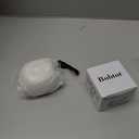 Bobtot Portable Bluetooth Speakers with Strap Easy to Carry, Wireless IPX5 Waterproof Mini Speaker with Loud Stereo Sound, 20 Hours Playtime, Rechargeable Battery, Built-in Microphone, White