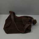 Trendy Suede Tote Bag for Women Shoulder Bags Fall Underarm Bag Winter Hobo Bag Work Purses Suede Travel Handbag 2025