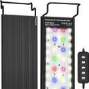 24/7 LED Aquarium Light for 24-30 Inch Plant & Fish Tank IP68, 12-Color & Gradient & Full Spectrum with Sunrise-Daylight-Moonlight, Auto On/Off, Brightness, Extendable Brackets for Freshwater
