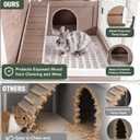 Guinea Pig Cage Indoor with Chew-Proof Edges, Clean Deep Tray