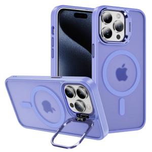 2 x Hitaoyou for iPhone 13 Pro Case Compatible with Magsafe, Translucent Matte Camera Kickstand iPhone 13 Pro Case Shockproof Heavy Duty Protective Cover Case for iPhone 13 Pro