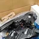 Headlights Assembly for 2013 2014 2015 Chevy Malibu 4-Door LT/LTZ fit 2016 Chevy Malibu Limited Headlamp with Factory Halogen 4 Door Sedan Chrome Housing Driver & Passenger Side(No Bulb)