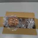 12Pack Regular Mouth Mason Jar Lids - Acacia Wooden Storage, Canning Ball Jar with Airtight Silicone Seal, Brown