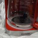 SHARDOR 10-Cup Programmable Coffee Maker, Regular & Strong Brew Drip Coffee Machine for Home and Office, Auto Shut Off, Permanent Filter (red)