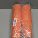 20 Pack Reusable Coffee Cups with Lids 16 oz Plastic Tumblers Travel Mug Iced Coffee Cup for Adults and Women Hot and Cold Drinks, Microwaveable(Orange)