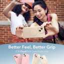 ESR for iPhone 15 Pro Case with MagSafe, Supports Magnetic Charging, Slim Liquid Silicone Case, Shock Absorbing, Screen and Camera Protection, Cloud Series, Pink