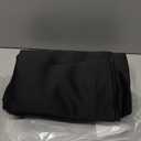 NICETOWN Pitch Black Solid Thermal Insulated Grommet Blackout Curtains/Drapes for Bedroom Window (2 Panels, 42 inches Wide by 63 inches Long, Black)