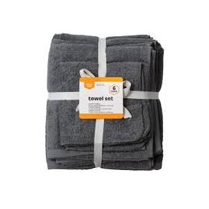 Smart Way Towel Set - White, 6 pc