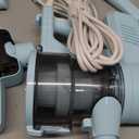 Roomie Tec Corded Stick Vacuum Cleaner - 450W, Lightweight 2 in 1 Handheld with Powerful Suction, Bagless HEPA Filter, Large Dust Capacity, 20ft Cable - Ideal for Floors, Dorm Room, & Home Cleaning (Cyan)