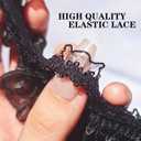 6 x Clothes for 17cm Doll - Plum/Black Tiered Dress with Bow Headpiece, Royal Style Doll Party Outfit, Cosplay Essential (Black Dress)