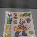 DEKOSH Super Mario Wall Decals - Complete Set of Large Mario Bros Build a Scene Peel & Stick Wall Stickers