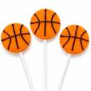 Sports Ball Candy Basketball, Football, Soccer, and Baseball, Individually Wrapped Sport Variety Pack (Basketball, 12-Pack) (EXP 11/25/26)