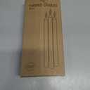 12 Pack Ivory Taper Candles 10 inch - Taper Candles Dripless, Smokeless, Unscented - 8 Hours Long Burning - Hand Poured Tall Candlesticks - Perfect for Home Decor, Weddings, and Special Occasions