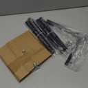 Toilet Paper Holder Stand, Bathroom Toilet Paper Roll Holder Stand with Reserve, Standing Toilet Paper Holder with Storage,Toilet Paper Roll Holder for 4 Rolls, Black