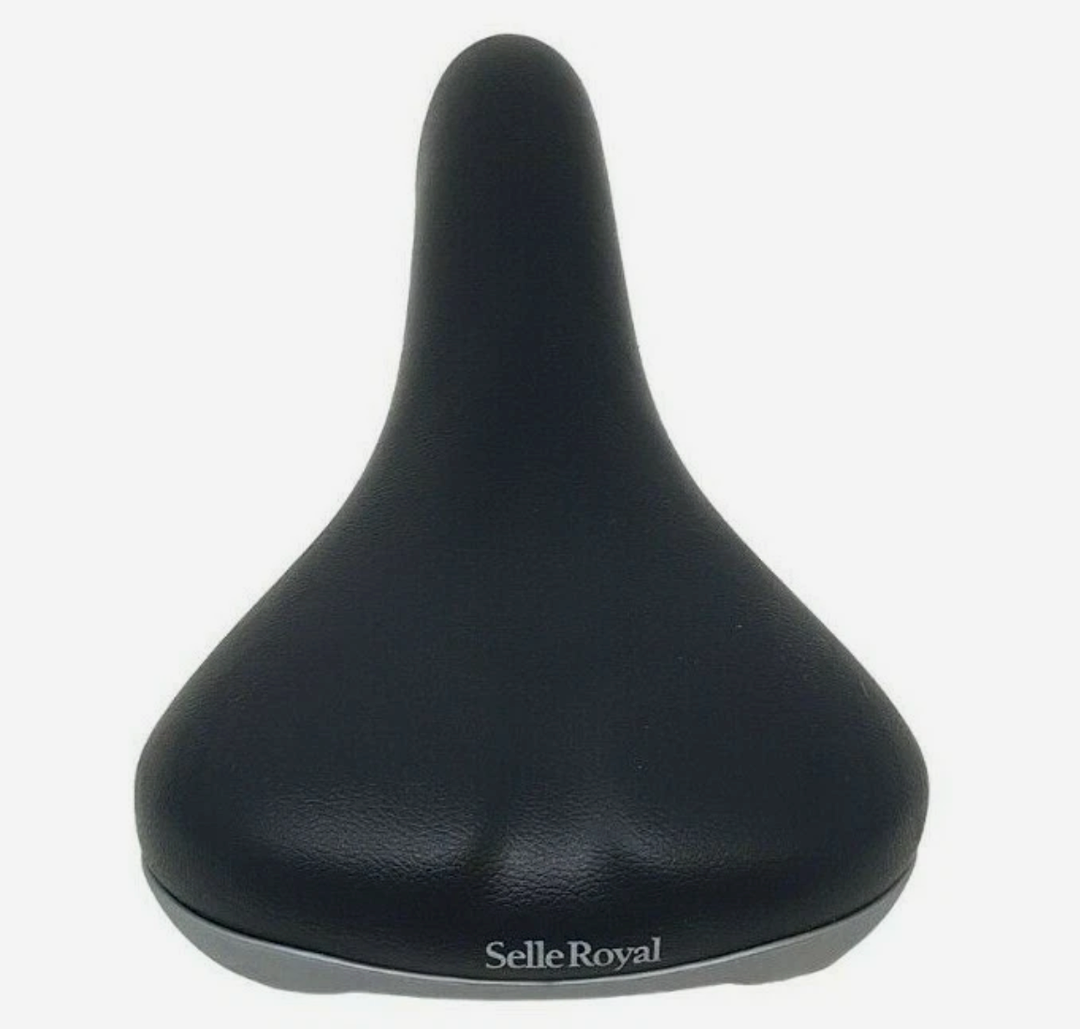 Selle Royal Mtb Adult Bike Saddle Nice Quality Black Silver Saddle Padded 270mm