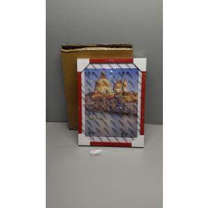 wyooxoo 8x12 Picture Frame Set of 2 Made of Solid Wood Red Photo Frames Display Pictures 6x8 with Mat or 8x12 Without Mat Colorful Frame For Tabletop Display or Wall