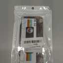 Case for iPhone 16 Matte Finish Heavy Duty Soft Back Cover with Reinforced Corners TPU Soft Bumper Retro Cassette Tape Case Compatible with iPhone 16