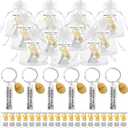 20 Sets Potato Keychains Bulk Emotional Appreciation Positive Support Gift Back First Day Gifts for Employee Coworker Teacher Volunteer Team