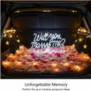 HMT Will You Marry Me Neon Sign Cool White LED Marry Me Light for Proposal Engagement Wedding Party Backdrop Wall Decor 19.7x11.8 Inch USB Powered Romantic Sign, Large, 19.7 x 11.8 inches