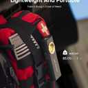 HOTLIGH Pocket Flashlight - 1000 Lumens EDC Flashlight Rechargeable with Two Magnetic Bases, Flat Flashlight for Car Repairing/Camping/Emergency (1 PC)