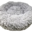Pet Life Round Grey Pillow Dog/Cat Bed ( Medium )