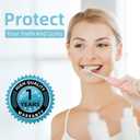 7AM2M Ultrasonic Electric Toothbrush for Adults and Kids, 40000 VPM High-Powered with 4 Brush Heads & 5 Modes, One Charge for 90 Days, 2 Minutes Built-in Smart Timer, Rechargeable Toothbrushes, Pink