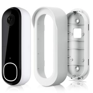 Adhesive Doorbell Mount Compatible with Arlo Video Doorbell 2K/HD (2nd Gen), No-Drill Mounting Bracket Accessories, Easy Installation, Anti-Theft Camera Mount for Apartments, Renters, Houses, Dorm