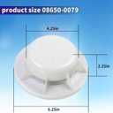 08650-0079 Plastic Equalizer Skimmer Float Valve Assembly with O-Ring, Perfectly Compatible with Pentair Sta-Rite U-3; Part# 08650-0079