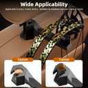 Universal Bow Hanger for Truck, Bow Holder for Headrest, Easy To Install, Quick Attach Bows Hooks for Vehicle Hunting Storage & Archery Transport, Durable Gear Organizer Hanger for Car, Truck & SUV